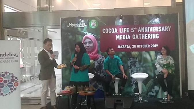 Mondelēz International menggelar jumpa pers lima tahun Cocoa Life. (Liputan6.com/Henry)