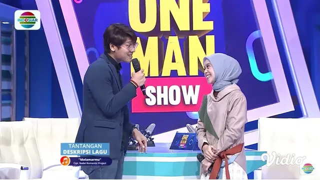 Lesti dan Rizky Billar di Tukul One Man Show (Tangkapan Layar YouTube Indosiar)