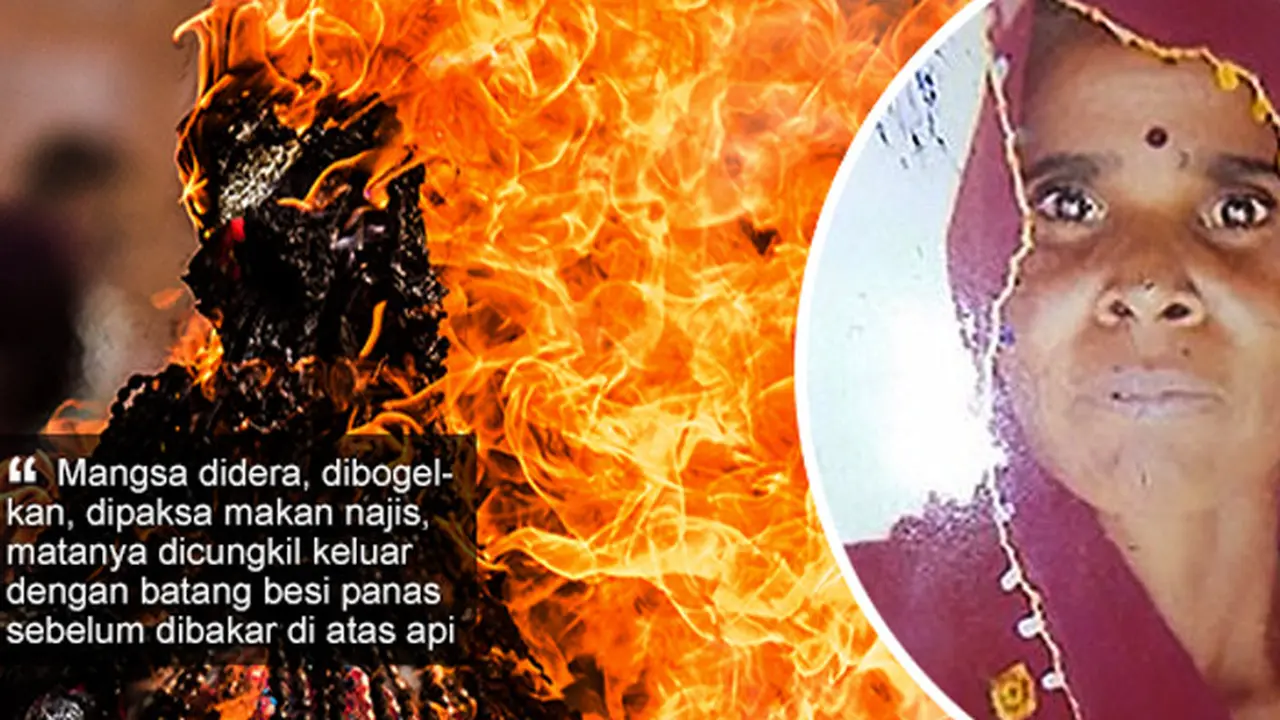 Perebutan Harta Warisan,Janda ini Di bakar Hidup-Hidup 