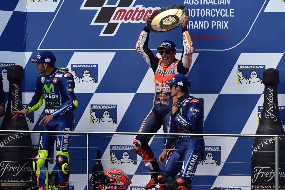 Lewati Duel Sengit, Marquez Juara MotoGP Australia