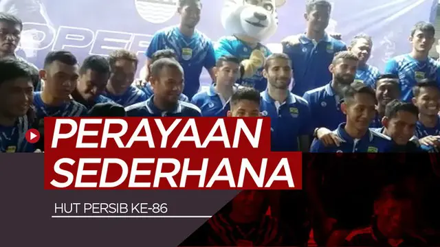 Berita video momen skuat Persib Bandung merayakan hari ulang tahun ke-86 dengan sederhana pada Kamis (14/3/2019).