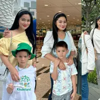 Titi Kamal tak pernah absen tampil menawan di berbagai kesempatan. Terbaru, ia tampil memukau layaknya mama gaul saat temani Arjuna field trip ke Singapura. [@titi_kamall]