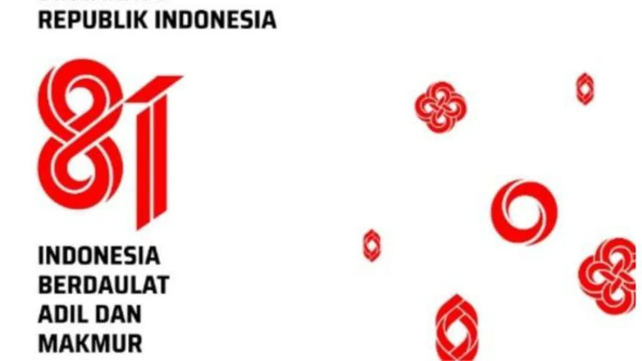 Logo HUT RI ke-81 (Foto: logohutri.istanapresiden.go.id)