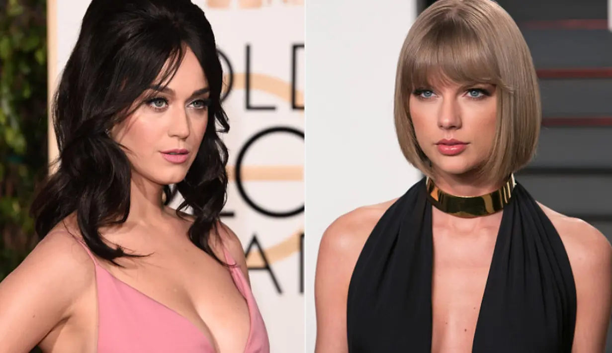 Katy Perry memang sudah terbilang lama berseteru dengan Taylor Swift. Bahkan keduanya membuat lagu atas permusuhan itu. Namun siapa sangka mereka punya selera pakaian yang sama? (Screener)