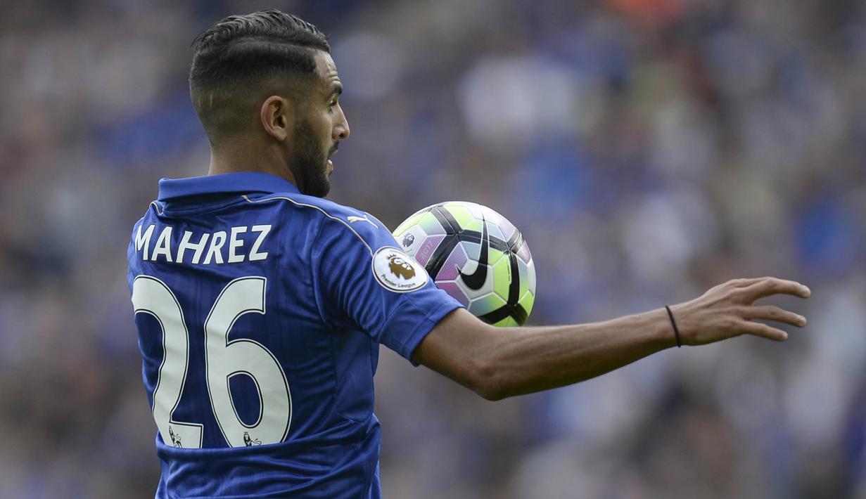 2. Riyad Mahrez (Leicester) - Aljazair. (AFP/Oli Scarff)