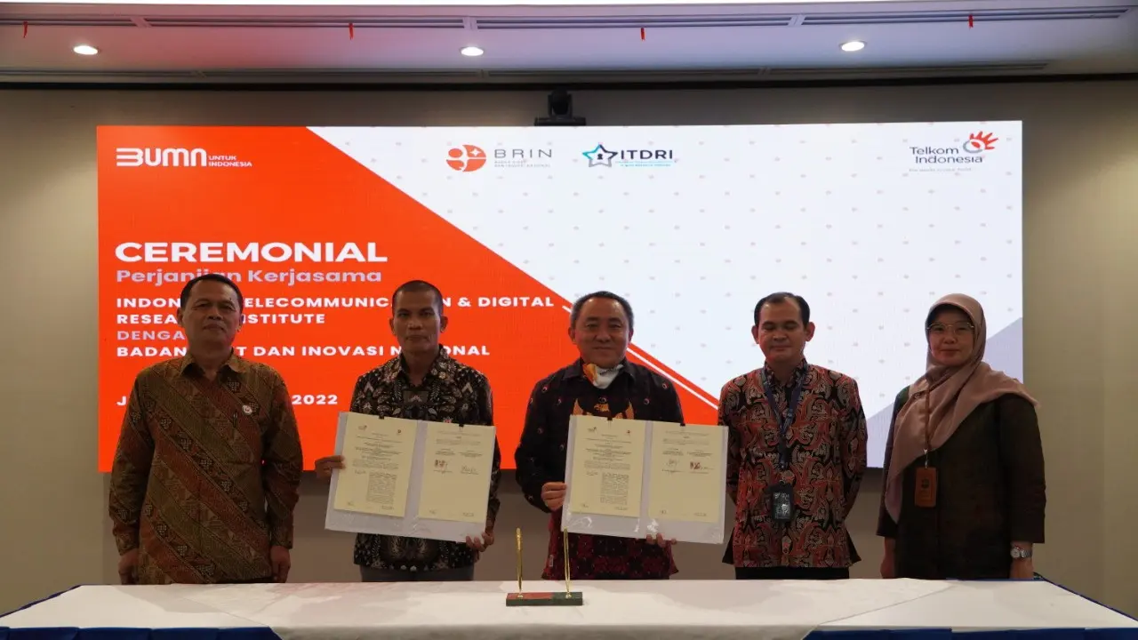Kerja Sama Telkom dengan BRIN.