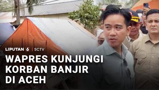 Wapres Kunjungi Korban Banjir di Aceh