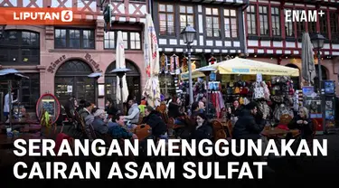 Seorang Pria Menyerang Pasangan dengan Asam Sulfat di Kafe di Jerman: 14 Orang Terluka