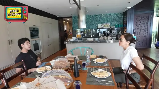 Potret Ruang Makan Villa Maia Estianty di Bali