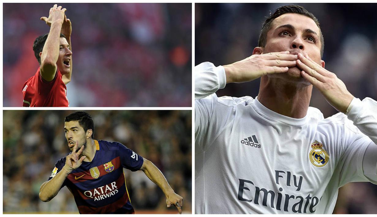 Berikut deretan klasemen sementara pencetak gol terbanyak Liga Champions yang baru saja menyelesaikan babak semi final masih dipimpin oleh bintang Real Madrid, Cristiano Ronaldo. (AFP)