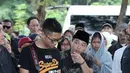 "Bapak, mamah mana? Lagi di toilet buang air besar terus tiba-tiba aku bilang aku mau ngomong, trus kaya bapak nanti aja telpon lagi, engga aku mau ngomong sekarang, ya udah bentar," ujar Ashanty. (Galih W. Satria/Bintang.com)