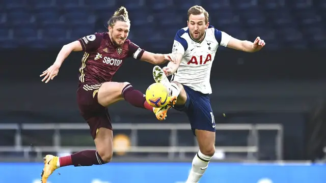 Foto Liga Inggris: Tottenham Hotspur Hajar Leeds United 3 Gol Tanpa Balas