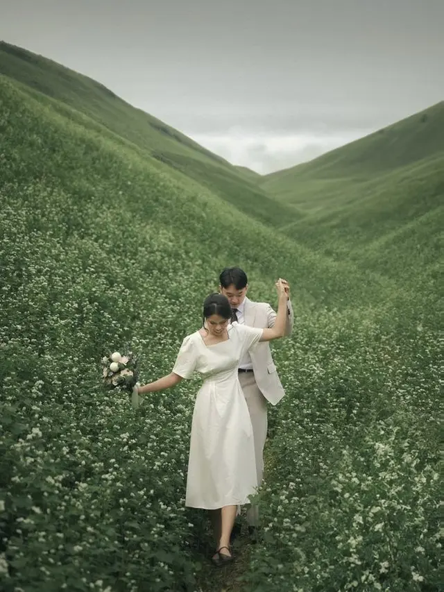7 Potret Prewedding Putri Helmy Yahya dengan Pria Asal Korea Selatan, Curi Perhatian