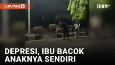 Innalillahi, Seorang Ibu Bacok Anak Kandungnya Pakai Parang