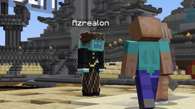 <p>Azrealon dan 26 builder Indonesia juara kompetisi Minecraft yang digelar MrBeast. (Doc: YouTube MrBeast)</p>