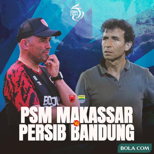 Liga 1 - Duel Pelatih - PSM Makassar Vs Persib Bandung