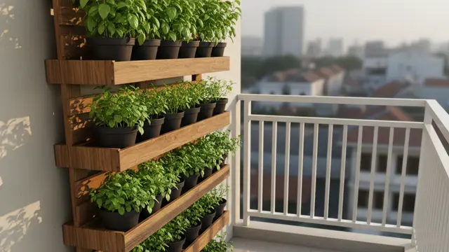 Model Balkon Rumah Sempit yang Tetap Bisa Ditanami. AI