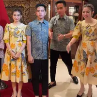 Pesona Selvi Ananda saat berada di Korea Selatan kenakan batik, credit: Instagram: @indonesiainseoul/@gandisulis