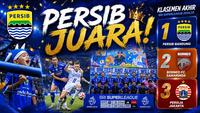 Persib Bandung memastikan diri menjadi juara Super League 2025/2026. (Photo Bola.com/Graphic generated Chatgpt)