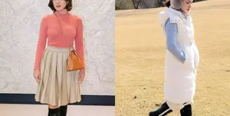 Shandy Aulia kembali jalani rutinitas liburannya dengan pergi ke Seoul, Korea Selatan. Menikmati musim dingin di Seoul, Shandy Aulia andalkan boots untuk tampil kece [@shandyaulia]