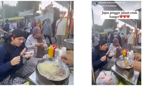 Potret 6 Artis Makan Telur Gulung Ini Curi Perhatian, Jajanan Jadul Jadi Favorit