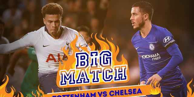 VIDEO: Duel Lini Tengah di Laga Tottenham Hotspur Vs Chelsea