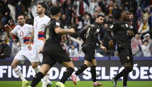 Momen Portugal hancurkan Armenia dan pastikan tiket ke putaran final Piala Dunia 2026. (Miguel RIOPA / AFP)