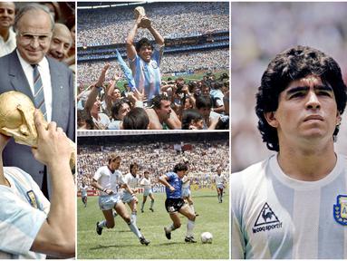 Trofi Piala Dunia Argentina pada 1986 mempunyai kesan mendalam dan tak terlupakan bagi para pecinta sepak bola Argentina dan juga dunia. Selain sukses meraih gelar juara, Diego Maradona juga membuat gol bersejarah yang dikenal dengan "Gol Tangan Tuhan".