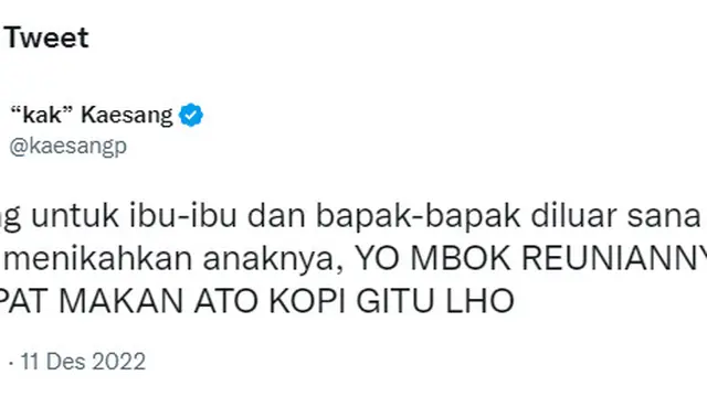 8 Cuitan Nyeleneh Kaesang Setelah Menikah, Sempat Kirim Tweet saat Kirab