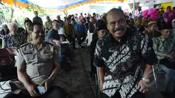 Suasana perayaan ulang tahun Kontras yang ke-17, Jakarta, Jumat (20/3/2015). Tampak Kombes (Pol) Rikwanto dan Jaksa AgUng Muda Tindak Pidana Umum Basuni Masyarif menghadiri acara tersebut (Liputan6.com/Johan Tallo)