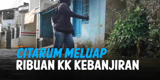 VIDEO: Citarum Meluap, 2000 Kepala Keluarga di Bandung Kebanjiran