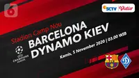 Barcelona vs Dynamo Kiev (Liputan6.com/Abdillah)
