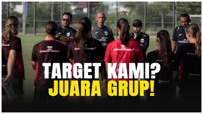 VIDEO: Timnas Putri Indonesia Siap Tempur! Target Juara Grup di Kualifikasi Piala Asia 2026!