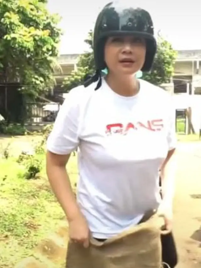 Nagita Slavina ikut lomba 17-an (TikTok/lookaatme.id)