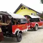 Mobil belajar Manggala Agni yang kerap membantu mengantar dan menjemput puluhan pelajar di Kecamatan Tinanggea, Konawe Selatan. Foto: (Ahmad Akbar Fua/Liputan6.com)