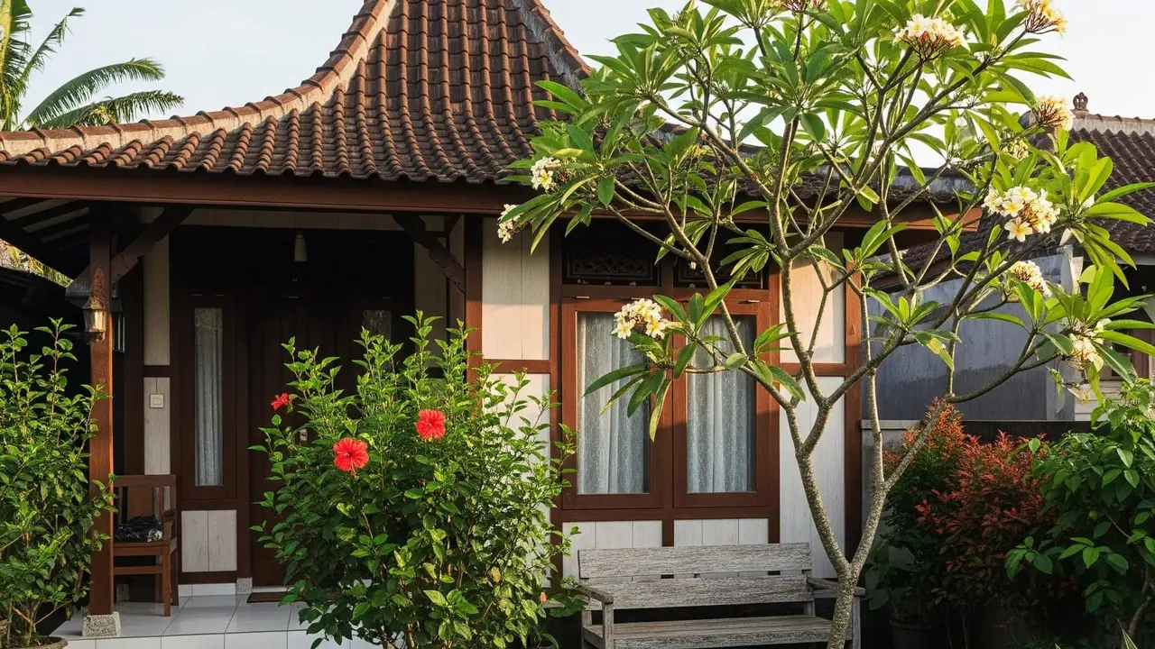 Desain Rumah Kecil Ukuran 6x9 Meter dengan Atap Limasan