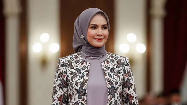 Model Gamis Elegan untuk Ibu Pejabat