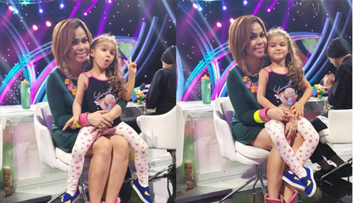 Putrinya yang akrab disapa Chloe itu menjelma menjadi gadis kecil yang cantik kini sudah berusia tiga tahun. (Via Instagram/@melaney_ricardo)