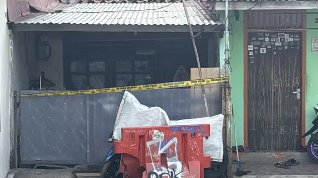 Rumah kontrakan suami bakar istri di Jakarta Timur