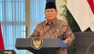 Presiden Prabowo Subianto saat memimpin sidang kabinet paripurna 1 tahun pemerintahan di Istana Negara Jakarta, Senin (20/10/2025). (Foto: Liputan6.com/Lizsa Egeham).