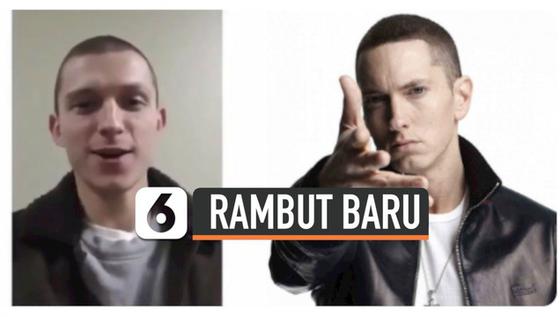 VIDEO: Tom Holland Potong Rambut jadi Botak, Begini Penampilannya