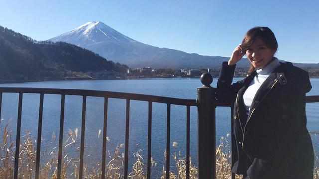 Potret Amanda Zahra ketika liburan (Foto: Instagram aamandazahra)