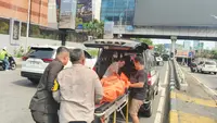 Pemotor Tewas Tabrak Pembatas Jalan di Depan PIM 2