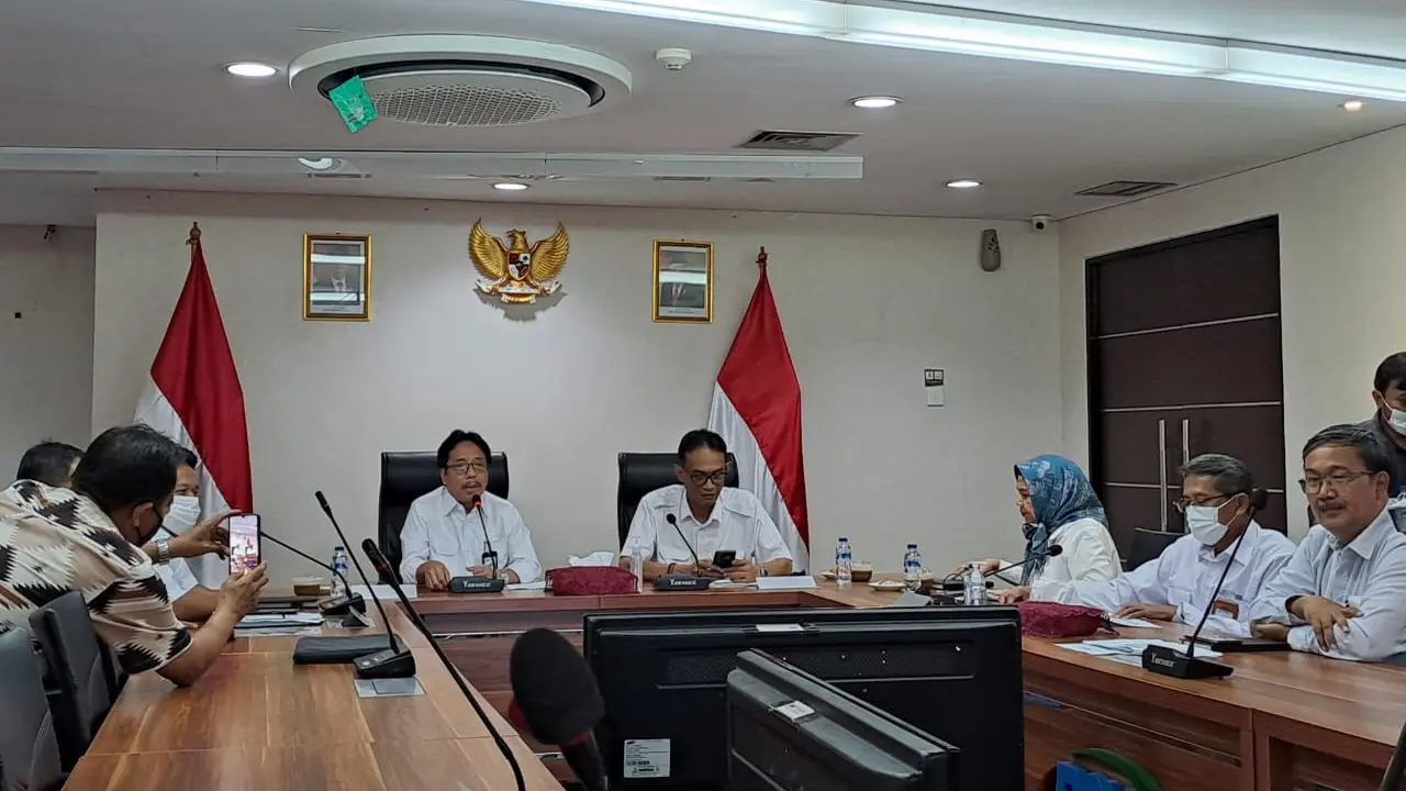 Kepala Badan Standardisasi Nasional (BSN) Kukuh S Achmad dalam acara Konferensi Pers, Selasa (10/1/2023).