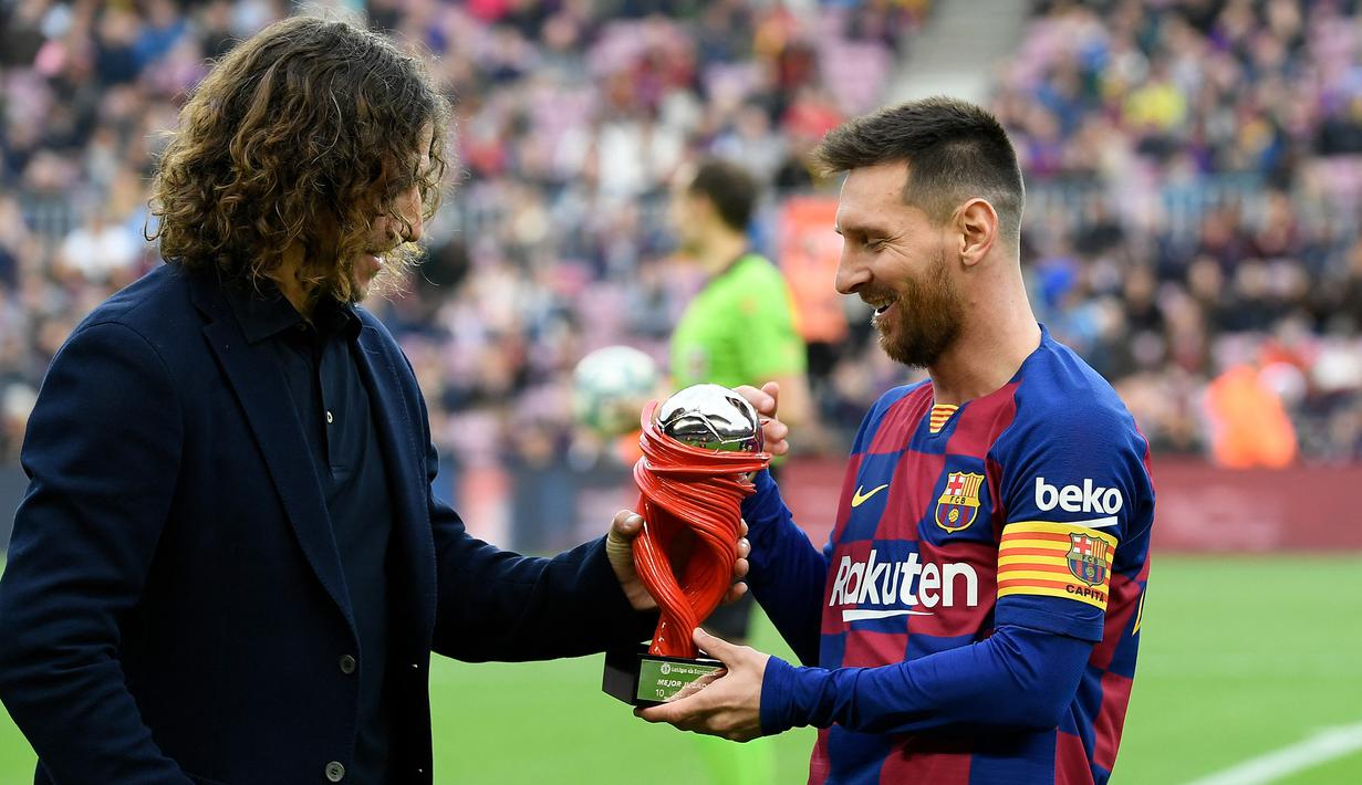 Carles Puyol. Kapten Barcelona ini adalah sama-sama lulusan La Masia yang mulai bermain bersama di tim senior pada 2004. Hingga Puyol pensiun pad 2014, kolaborasi keduanya telah menghasilkan 18 trofi untuk Barcelona. (Foto: AFP/Lluis Gene)