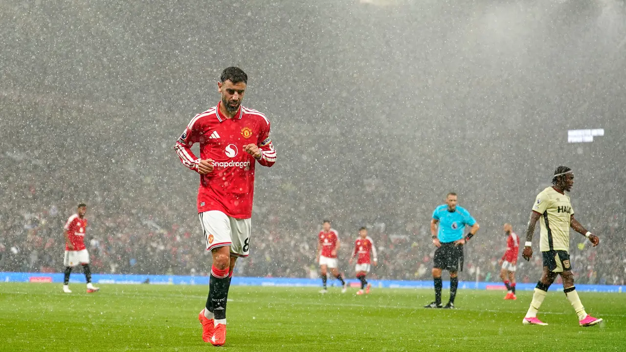 Pemain Manchester United Bruno Fernandes