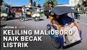 Keliling Malioboro Naik Becak Listrik