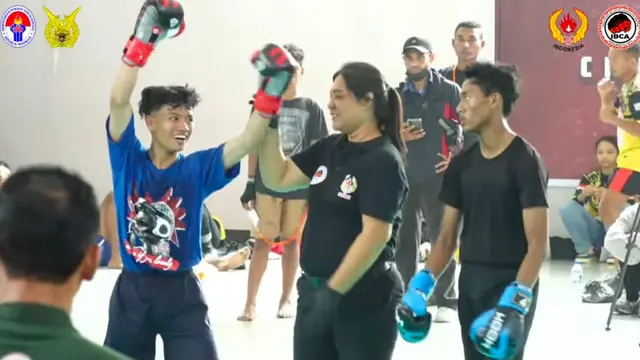 Salah satu atlet peraih medali emas, Muhammad Ramdhan asal Kota Sukabumi dalam laga Indonesia Bela Diri Campuran Amatir Mix Martial Art (IBCA-MMA) Kejuaraan Nasional (Liputan6.com/Istimewa).