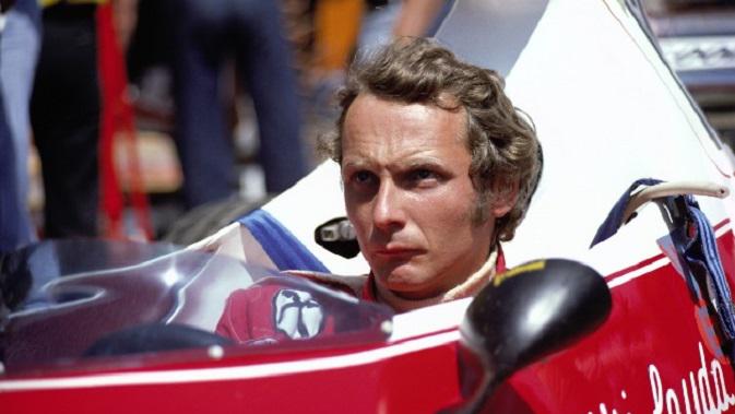 Niki Lauda saat masih aktif menjadi pembalap Formula 1.