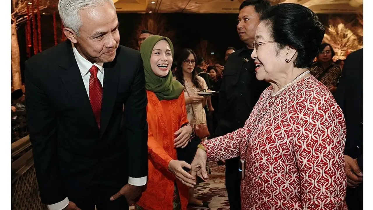 6 Potret Tamu di Resepsi Nikah Putri Andika Perkasa, Megawati hingga Ganjar Pranowo